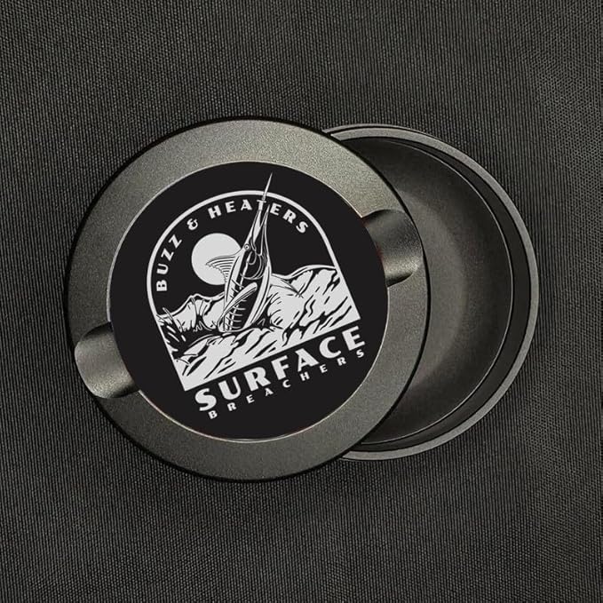 Buzz &amp Heaters Metal Container for Zyn | Metal Holder for Zyn |Metal Can for Zyn | Metal Container for Zyn Gift for Him | Metal Case for Zyn | Subdued Fishing Containers for Zyn | Surface Breacher
