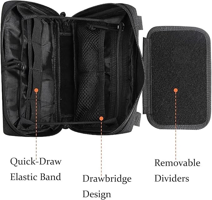 Outdoor Tactical Miscellaneous Hanging Bag EEC Tool Organizer Molle Nylon Bag Waterproof Multi-Function Expansion Bag