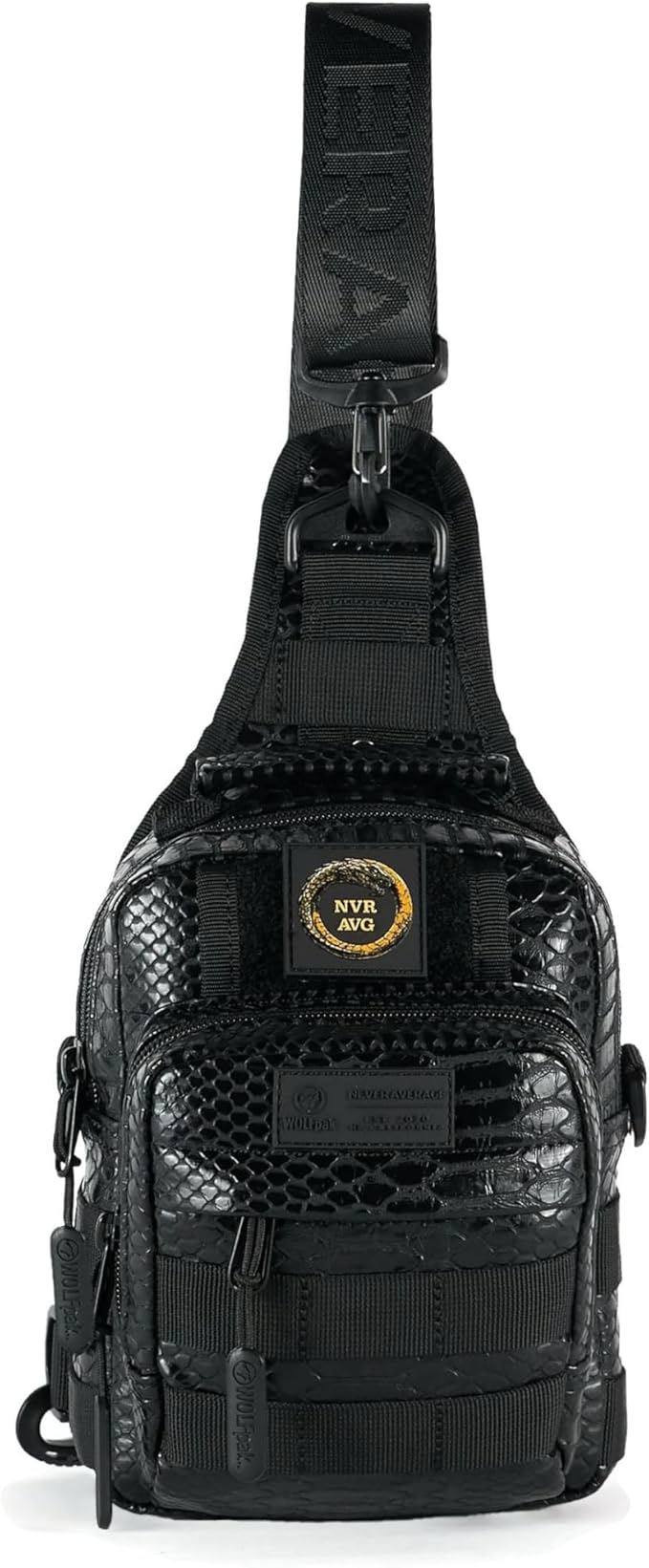 WOLFpak 4L Mini Tactical Sling Bag (King Cobra) Compact Crossbody Backpack for Gym Travel &amp EDC | Tactical Shoulder Bag with Multiple Pockets – Lightweight Durable Sling Pack for Men &amp Women
