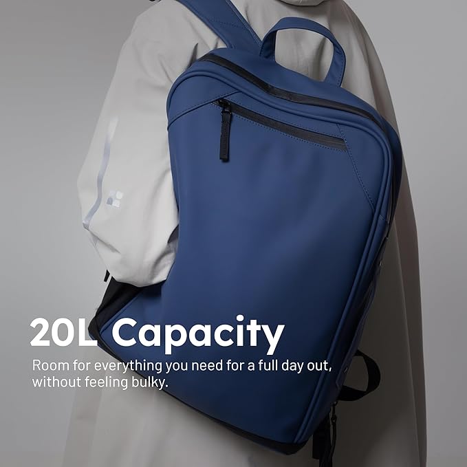 Weatherman Venture Dry Pack - Waterproof Hiking Bag &amp Travel Backpack - Dry Backpack with Umbrella Compartment Laptop Sleeve and Smart Storage - Durable Water-Resistant Outdoor Gear - (Steel Blue
