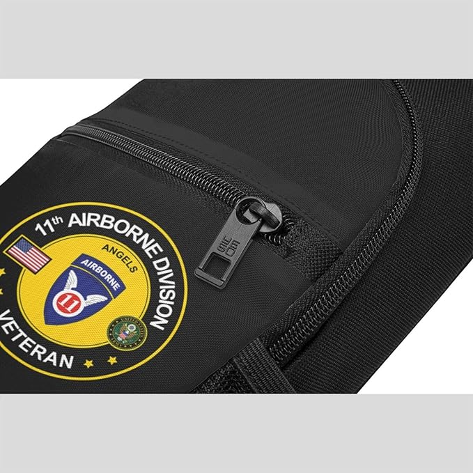 11th Airborne Division Veteran Chest Pack Leisure Shoulder Crossbody Chest Bag
