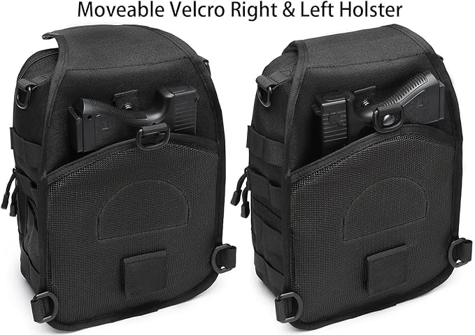 ATBP Small Tactical Holster Sling Backpack Accessories Shoulder Pouch Water Bottle &amp Radio Holder Crossbody Bag for Men