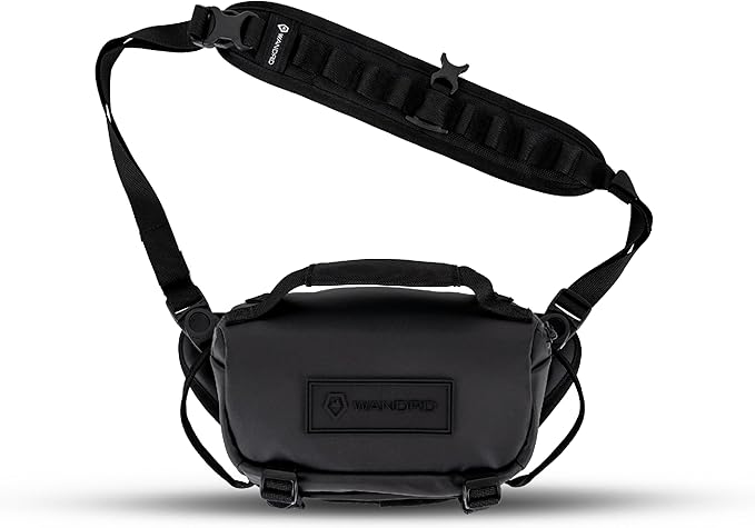 WANDRD ROGUE V1 3L Sling: Compact Camera Sling and Crossbody Bag with Fast Access 3-Way Carry– Lightweight Everyday Bag Great for Travel Photography and Daily Use (Black)
