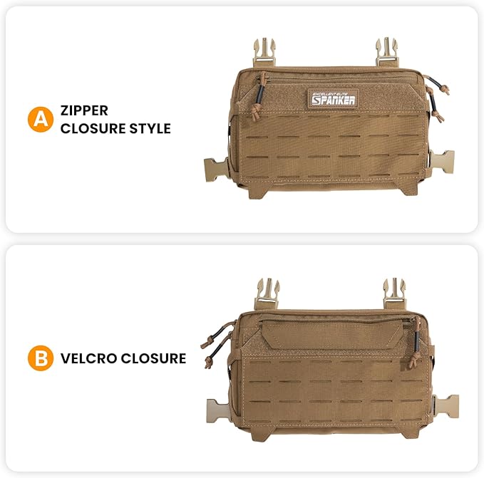 EXCELLENT ELITE SPANKER Tactical Chest Rig Pack EDC Chest Bag Molle Utility Chest Pouch for Outdoor Hunting Workouts Hiking