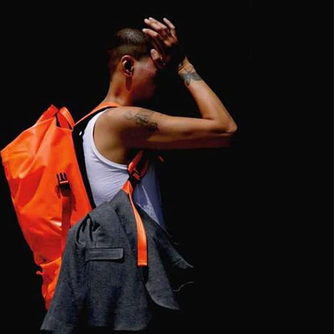 Spin Bag Durable Travel Waterproof Backpack for Men and Women Carry On Bag for Sports Work and Travel with Laptop Sleeve Shoe Compartment and Tactical Features 30 Liter Orange