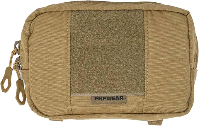 FHF Gear E4 Pouch – Large Multipurpose MOLLE Storage Pouch with Dual Zippers for Chest Rigs Hip Belts &amp Outdoor Gear