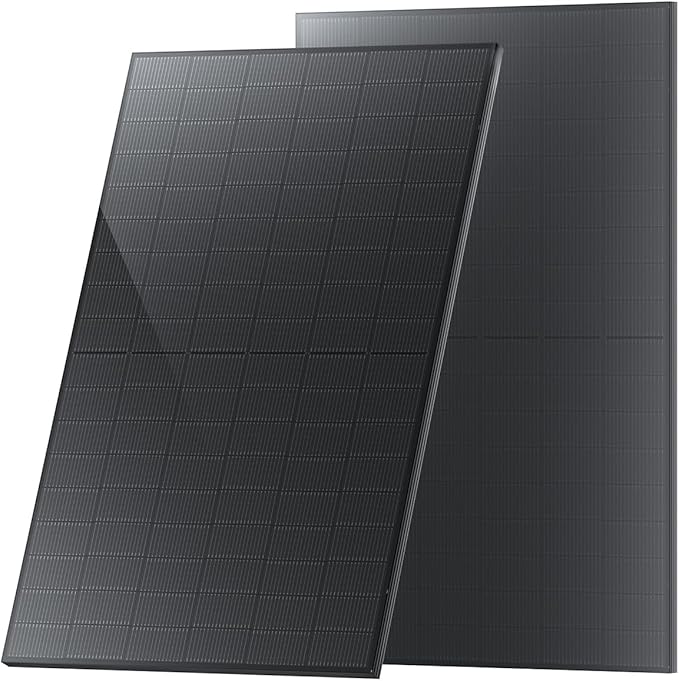STAR 435 Watt Solar Panel 435W 48V/24V Solar Panels with Full-Screen Design &amp Maintenance-Free 25% High-Efficiency Monocrystalline Reliable Power for RV Marine Roof Home and Off-Grid