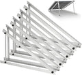 45inch Solar Panel Mounting Brackets 4 Sets Solar Panel Mounting Kit for 100-400 Watts Solar Panel 0 to 90° Adjustable Solar Panel Mounting Rails Lightweight Aluminum Solar Panel Stand