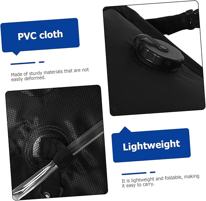 GANAZONO Portable Solar Shower Bag with Removable Hose and Switchable Shower for Outdoor Activities Camping Hiking and Beach Use Lightweight and Easy to Carry