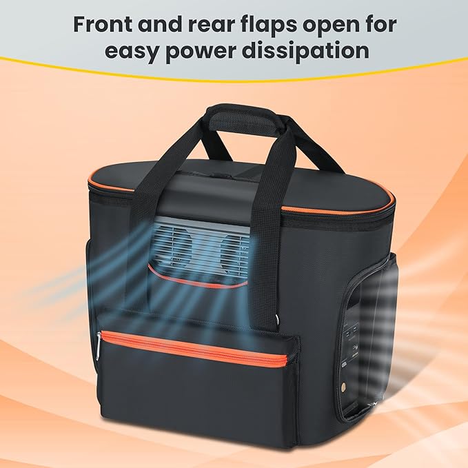 Carrying Bag Compatible with ECOFLOW DELTA 2 Power Station Carrying Bag Compatible with Delta 2 Portable Power Station Carrier Compatible with Eco Flow Delta 2 with Shoulder Strap &amp Handle
