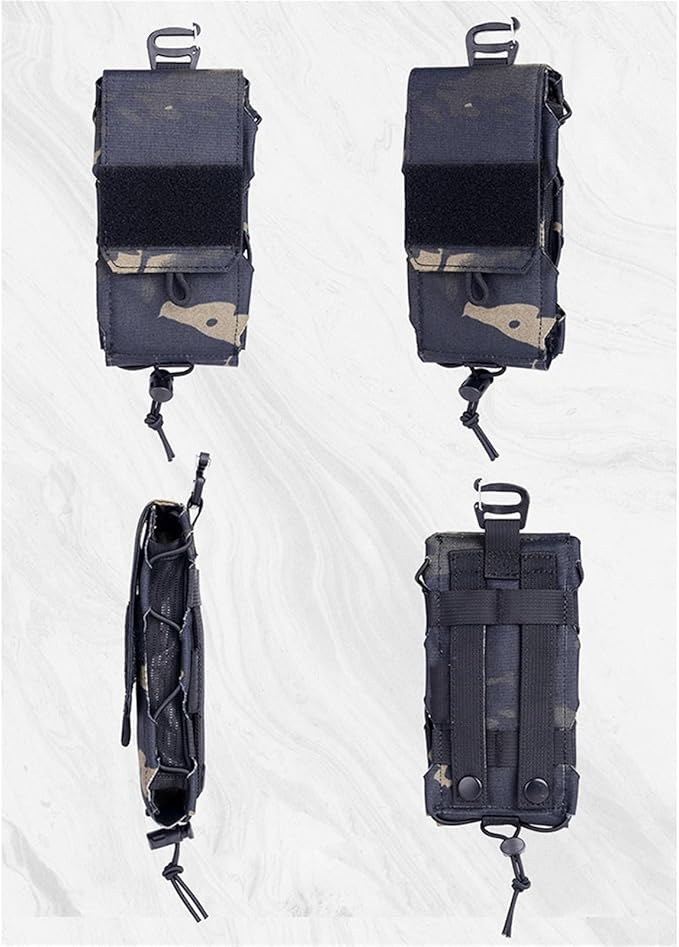 Tactical Phone Storage Bag Molle Waist Organization Pouch Portable Outdoor Sports Running Hiking Tactical Backpack Accessories