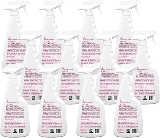 Uncle Steve's Bug Killer - Made in The USA with All-Natural Essential Oils - Pet &amp Kid Friendly - Non-Toxic (12 20 OZ)