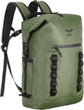 MIER Dry Bag Waterproof Backpack 30L Dry Sack Heavy Duty Roll-Top Closure for Kayaking Beach Boating Swimming Surfing