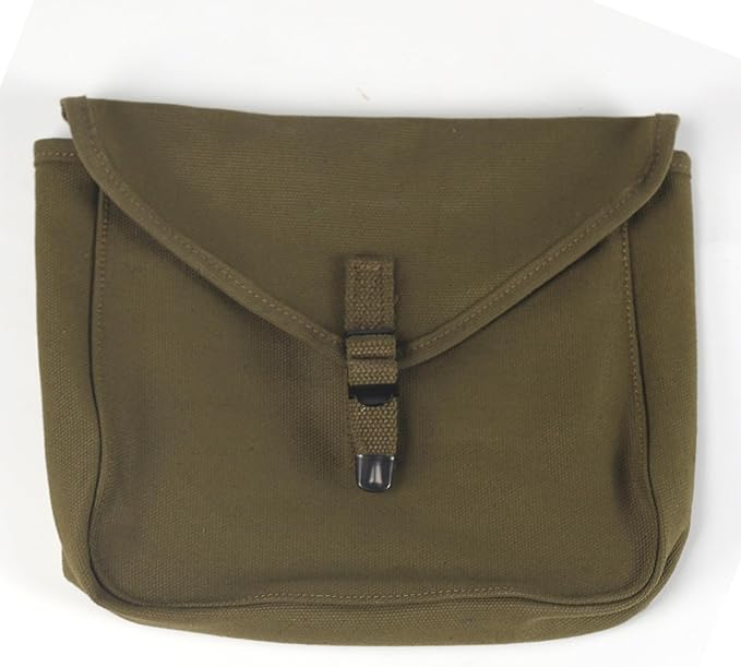 ANQIAO WW2 US M1928 Haversack Olive Green (m1928 haversack with tail pack)