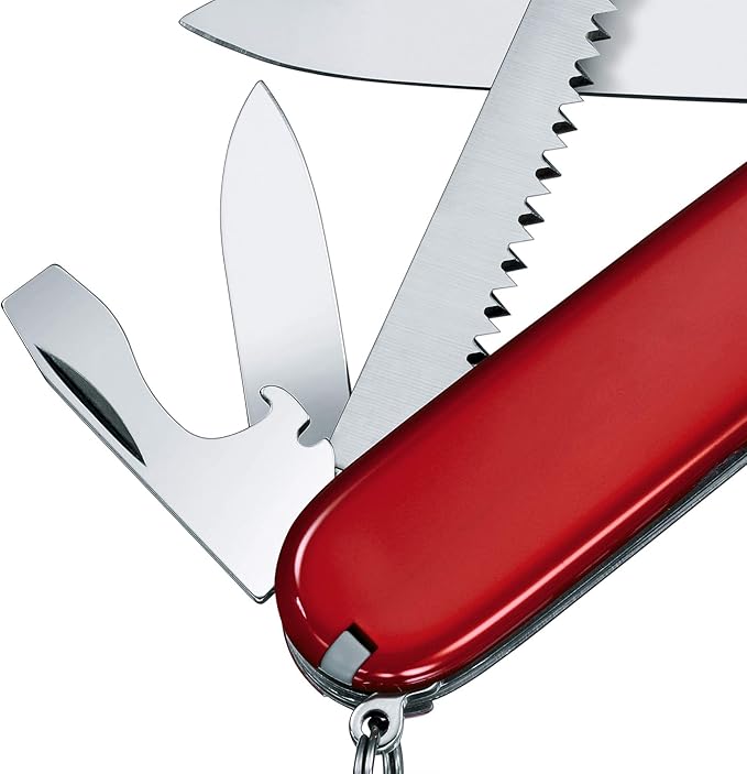 Victorinox Camper 13 Function Swiss Army Pocket Knife Red