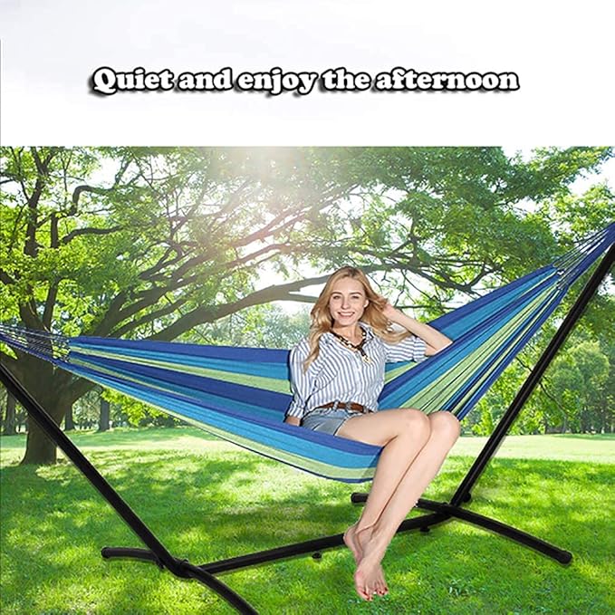 9ft Hammock Stands Portable Hammock Stand Only Hammocks with Carrying Bag for Outdoor Patio Porch(NO Hammock)