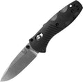 Benchmade - Mini Barrage 585 EDC Knife Drop-point Blade with Black Valox Handle (585)