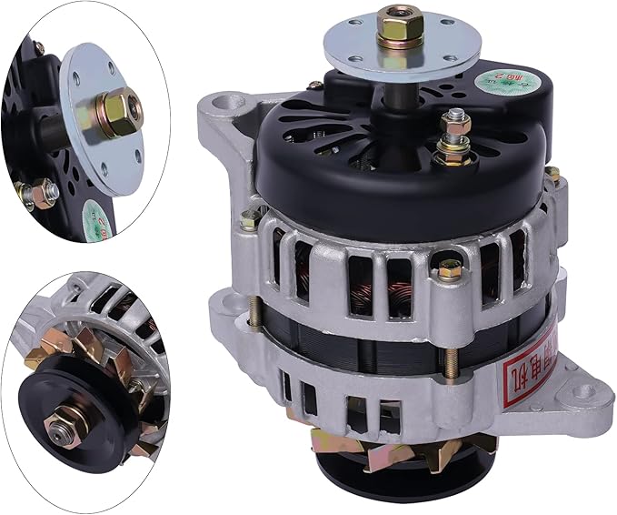 2000W Permanent Magnet Generator Permanent DC Generator Low Rpm Charging Stable Low Noise Pure Copper Motor 24V Two Wheel Generators for Agriculture