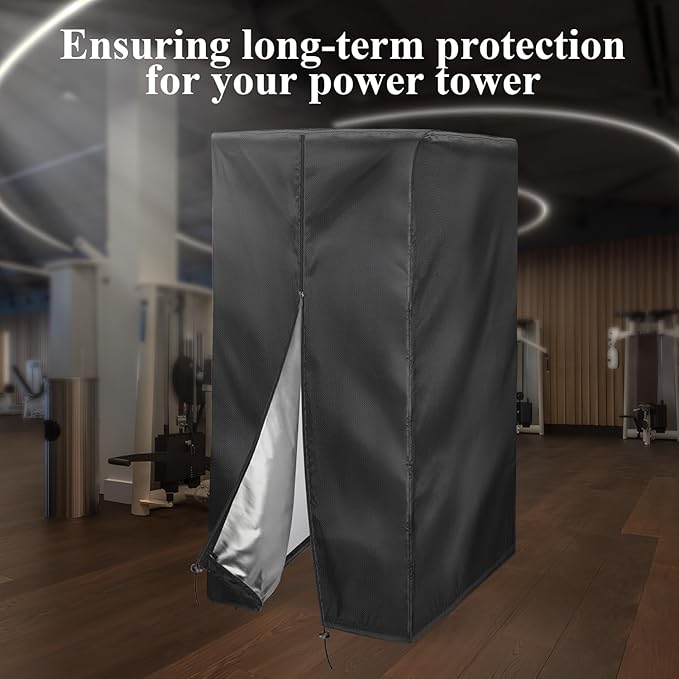 Pull Up Station Cover Dustproof-Cover for Pull Up Station/Dip Bar Station for Outdoor Pull Up Rack Machine Protect Home Gym Strength Training Dip Stands Cover