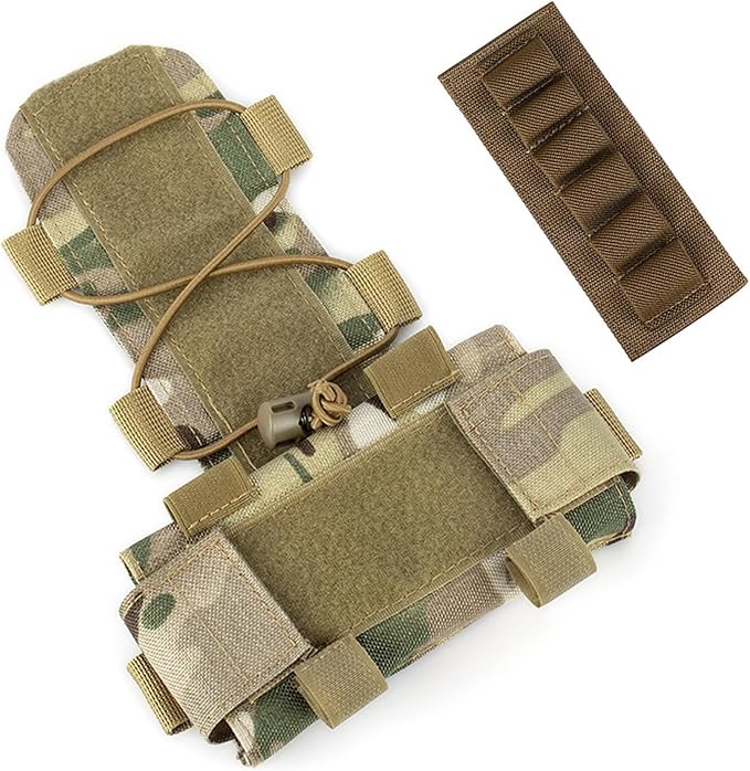 Tactical Helmet Battery Pouch Counterweight Bag Helmet Battery Pack with Hook and Loop for Airsoft CSOutdoor