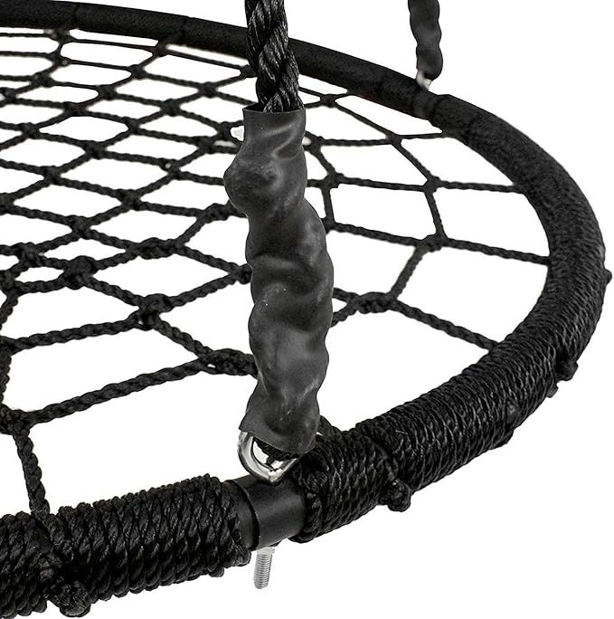 Swing Chair for Kids &amp Adults Hammock Chair Hanging Chair Cotton Rope Macrame Chairs for Outdoor &amp Indoor Garden Patio Balcony Living Room Swing Seat ? 100 cm