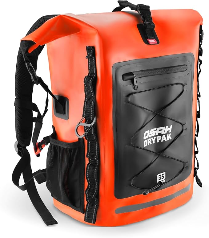 Waterproof Backpack Dry Bag 35L/55L/85L – Heavy Duty Roll-Top Hiking Backpack Sack Keeps Gear Dry for Travel Kayaking Boating Camping Rafting and Fishing
