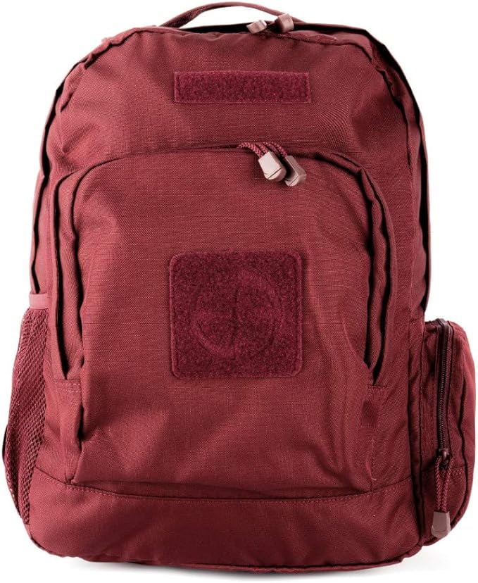 LA Police Gear LAPG Commuter Backpack Hydration Compatible Small Backpack - Maroon