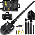 Golden Bird Survival Shovel Set - Multi-Tool Folding Camping Shovel with Carrying Case for Outdoor 30 Inch Lengthened Handle Tactical Shovels Off-Road Sand &amp Snow for Men Women