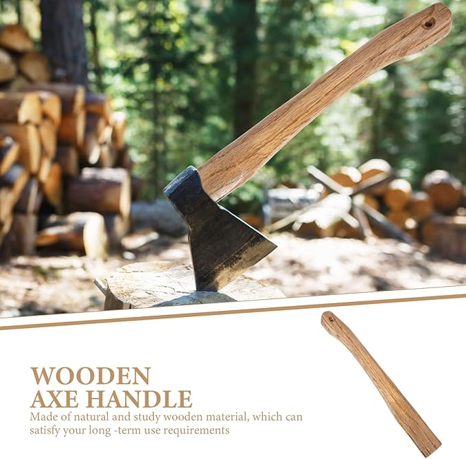 Wood Replacement Handle for Camp 14.6 Inch Hatchet Handle Replacement Hickory Hatchet Handle Replacement 37x4.5cm
