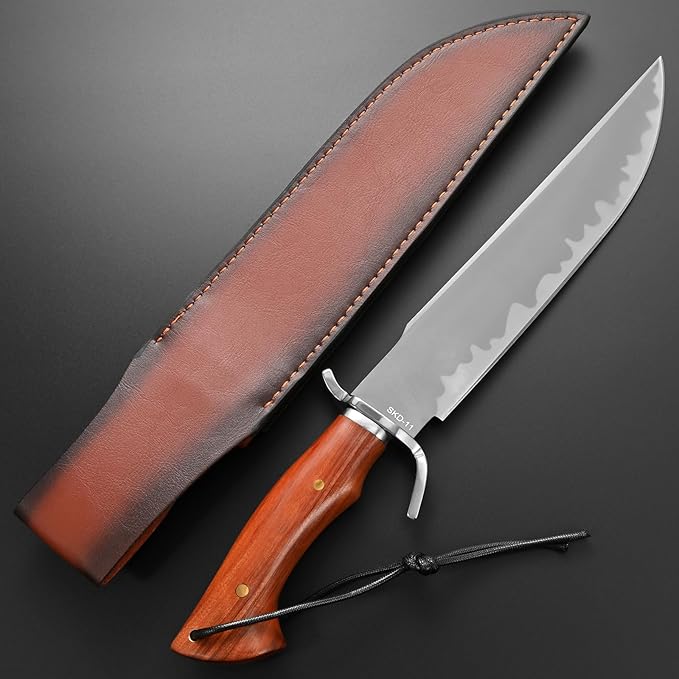 Gtkii GTK46 Fixed Blade Knife SKD-11 Steel Blade Rosewood Handle Fix Knifes for Outdoor Camping Hunting Collection