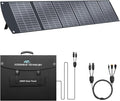 400W Portable Solar Panel for Most Power Stations Foldable &amp Lightweight Solar Suitcase with Kickstands 40V MC4 &amp Multi-Output for Solar Generators RVs Camping and Outdoor Use