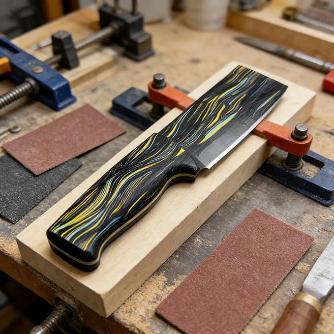 Blank Material For Blade Handle Scales 2-piece Set DIY Handmade Folding Knife Art Carving Resin Blocks(670x43x6mm2PCS)