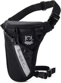 yeesport Drop Leg Bag Outdoor Thigh Bag Motorcycle Bike Bag Multifunctional Tactical Thigh Packs for Hiking Traveling Fishing Drop Leg Pack Military Waist Leg Bag