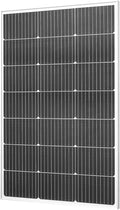VEVOR 100W Monocrystalline Solar Panel 23% High-Efficiency Mono PV Module with Stable MC4 Output &amp Aluminum Frame IP65 Waterproof Solar Panel for Car Boat RV Flat Rooftop Off-Grid Applications