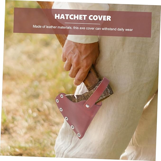 TEHAUX Ax Protector Hatchet Garden Tools Camping Tools Protective Small Gardening Axe Protector Protective