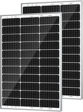SOLPERK 200 Watt Solar Panels 2PCS 12V 100 Watt Solar Panel High-Efficiency 200W Solar Panel for Home RV Camping Marine Rooftop Off-Grid Applications