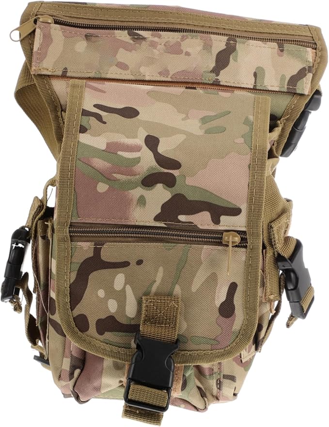 Tactical Leg Bag Hiking Thigh Pack Oxford Fabric Outdoor Fanny Pack for Men