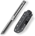 EDC Fixed Blade Knife with Sheath Camping Knife Fixed Blade 3.54 Outdoor Survival Blade Full Tang Hunting Knives for Men Women BS-03