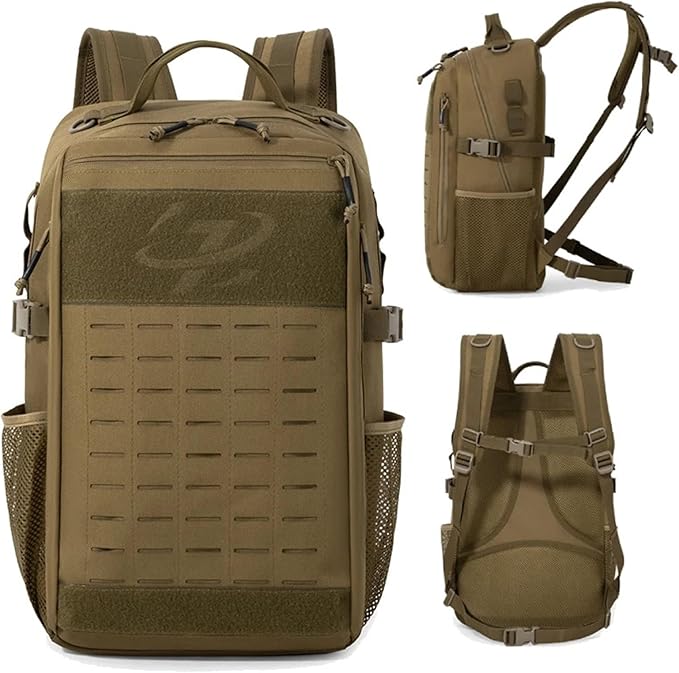 Climbing Backpack Outdoor Tactical Molle Bag Sports Camping Rucksack Multipurpose Hiking Fishing Hunting Mountaineering Backpack(BCP)
