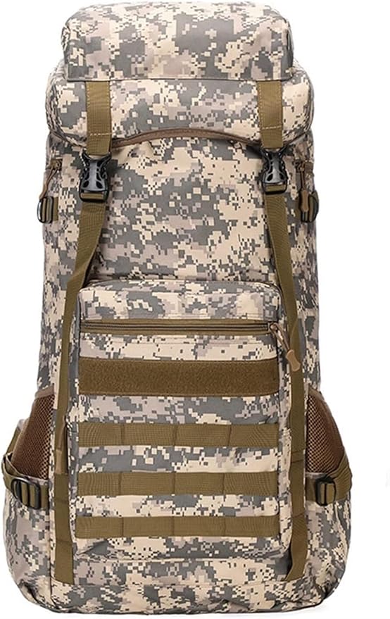 Hiking Backpack Sports Backpack Outdoor Training Hiking Camping Hunting Trekking Molle Bag Tactical Military Rucksack(Green)