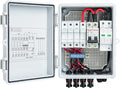 Solar Combiner Box Briidea 4-String PV Combiner Box with 10A Circuit Breakers &amp Lightning Arrester IP65 Waterproof for On-Grid &amp Off-Grid Solar Panel Systems