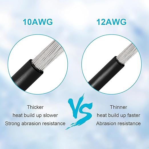10AWG 30FT XT60 Extension Cable 2 3 5 10 15 20 25 30 35 40 50 75 100FT XT60 Female to Male Connector for Portable Power Station Solar Panel RC Battery