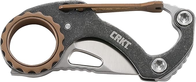 CRKT Compano Everyday Carry EDC Pocket Folding Knife with Slip Joint: Stainless Steel Blade Stainless Steel Handle 9082
