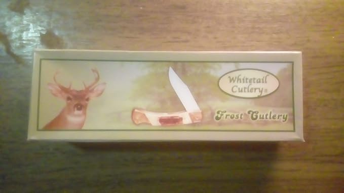 The Whitetail Bear Claw Lock Back Folding Knife