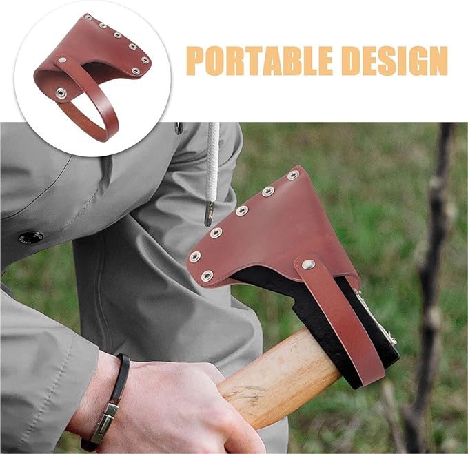 Axe Sheath Hatchet Cover Tools Protective Case for Outdoor Gear Portable Tool Bag Small Survival Gadget for Outdoor Camping Blade Protection