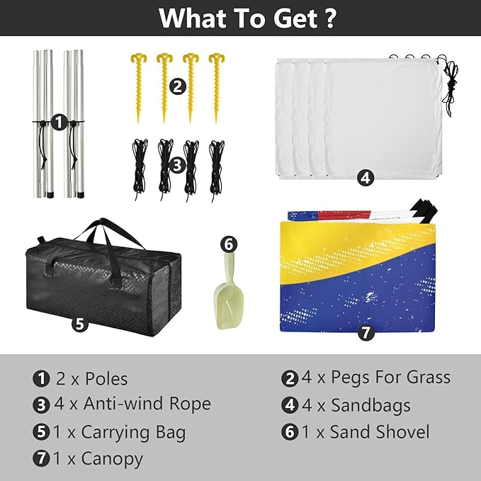 Flag of Colombia Stable Beach Tent UPF50+ Easy Setup Shade Sun Shelter with Sandbags Sand Shovel Poles for Camping Picnics Backyard