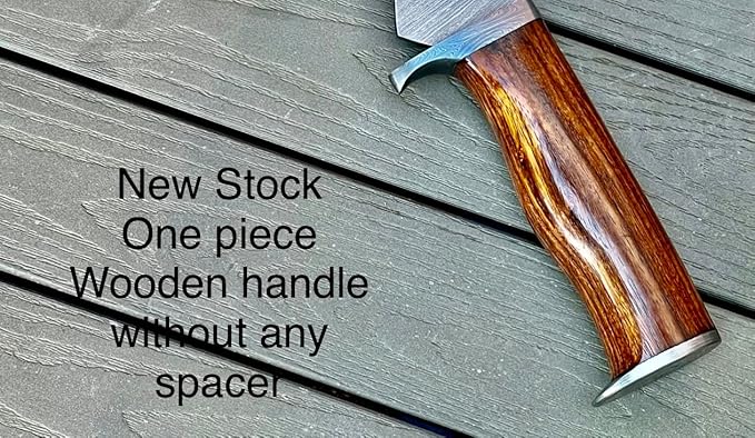 Poshland RG-156 Handmade Damascus Steel 15.00 Inches Kukri Knife - Perfect Grip