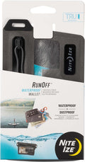 Nite IZE Runoff Waterproof Wallet - Dry Pouch for Tough Trusted Protection - Waterproof Wallet for Beach Trips &amp Outdoor Activities - Tested Dustproof and Waterproof to IP67