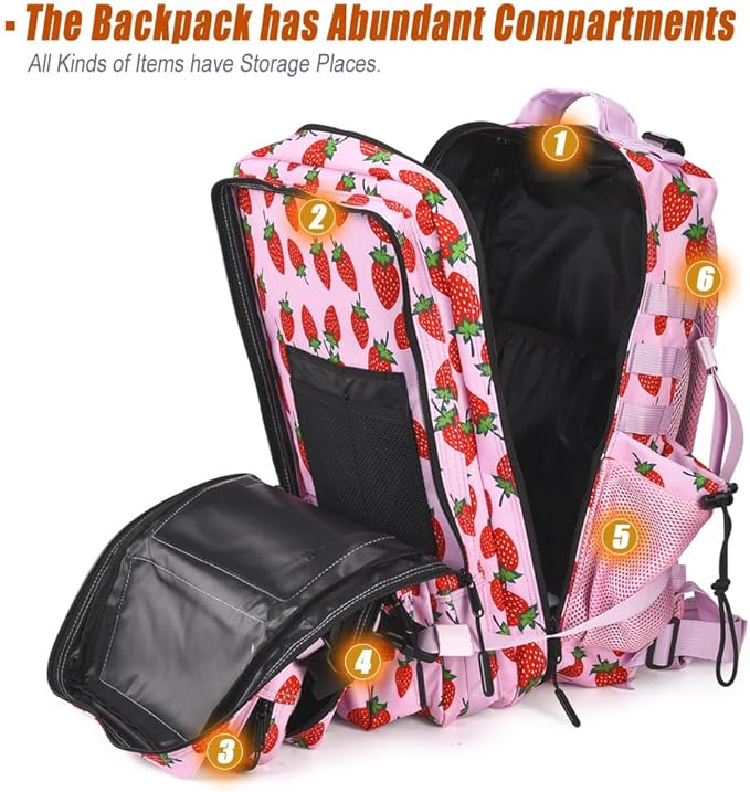 45L Tactical Backpack for Men Women Military Assault Pack with MOLLE Large 3 Day Bug Out Bag for Hiking Camping