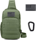 Valinov Tactical Shoulder BagMolle Shoulder BackpacksMilitary Sling Daypack Backpack with USB Charging port